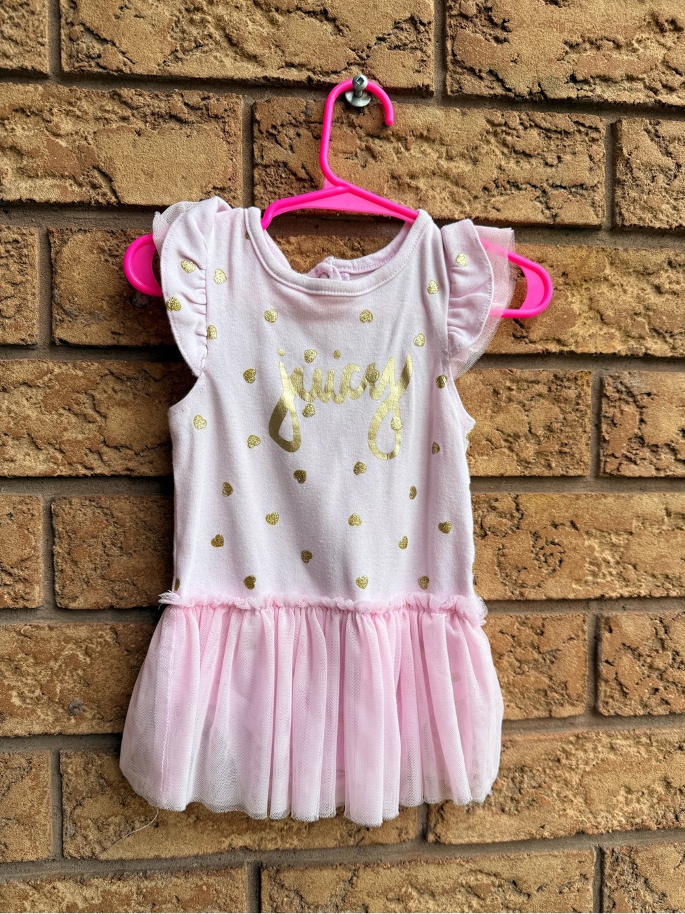 💫10/$25 • Juicy Couture Baby Girls' Pink Tulle Tutu Dress